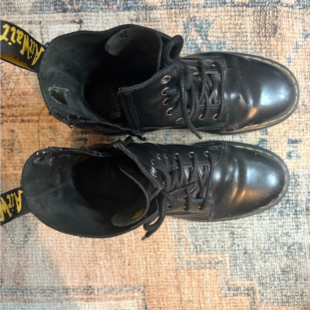 Dr. Martens Black Leather Boots